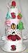 4 Tier Ladybug Baby Diaper Cake