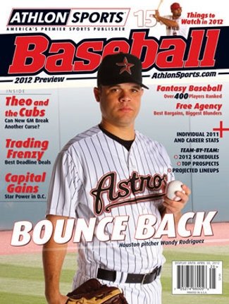 2012 Athlon Sports MLB Baseball Preview Magazine- Houston Astros Cover