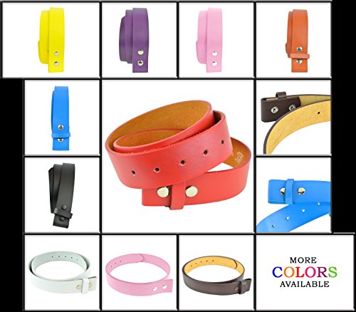 Belle Donne - Women Belt Straps|Belt Without Buckle|Man Made Leather|Many Colors