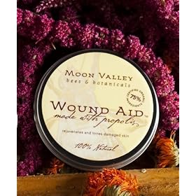 Wound Aid with Propolis All Natural By Moon Valley Organics