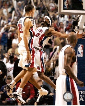Richard Hamilton Tayshaun Prince Detroit Pistons 8x10 Photo