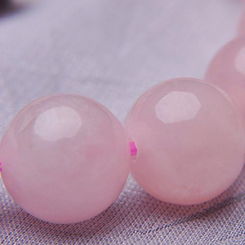 Rose Quartz Birthday Stone Love Beads Bracelets 10mm