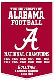 Alabama Crimson Tide Dynasty Banner