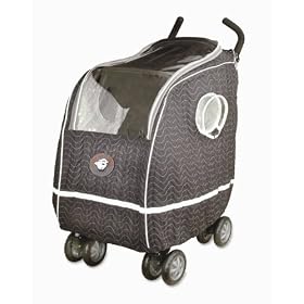 Warm as a Lamb Single or Jogging Stroller Cover Black