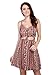 3R Fashion Womens Sleeveless Bohemian Floral Short Dress