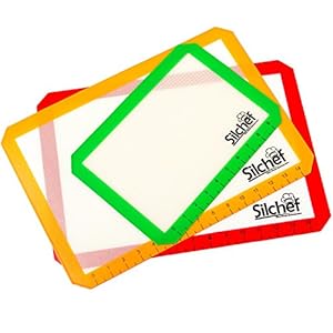 Silicone Baking Mat Set - 3pk - FDA Approved - 2 x 16.5