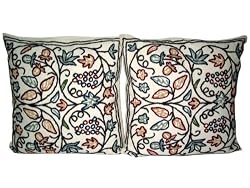 Toss Pillow 2 Isabelline Embroidered Cushion Covers