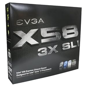 EVGA 132-BL-E758-A1 X58 3-Way SLI Core i7 Motherboard with Tri-Channel DDR3 and Tuning Utility