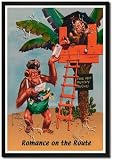 Framed Art Poster 20x30, Romance on the Route