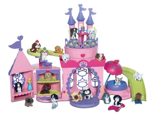 Childrens Toyshop  Toys : Puppy In My Pocket -Puppy & Kitty Pet Palace Playset
