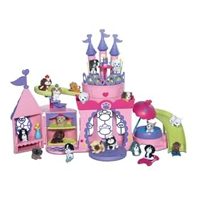 Puppy In My Pocket -Puppy & Kitty Pet Palace Playset