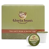 Gloria Jean's Coffees, Tea K-Cup, Peppermint Herbal Tea for Keurig Brewers, 24-Count Boxes (Pack of 2)