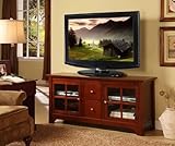 Solid Wood TV Console w/Drawers - Walker Edison W52C2DWWB