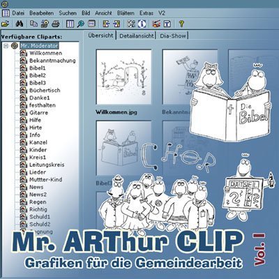 Childrens Toyshop  Software : Mr. ARThur CLIP, CD-ROM Grafiken für die Gemeindearbeit. Für Windows 95/98(SE)/2000/Me/XP/NT