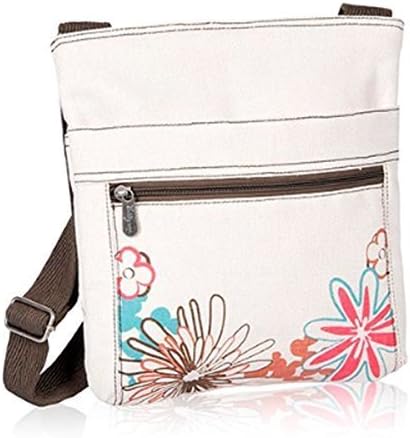 Thirty One Organizing Shoulder Bag Natural in Daisy Craze New by Thirty One Bags