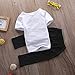 Baby Girls 3 Pcs Pants Outfit Set Short Sleeve Letters Print T-Shirt Top Flowers Pants and Headband (18-24 Months, Mama is My Bestie)