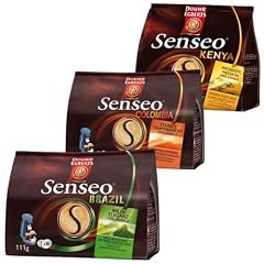 Senseo Kaffeepads World Trip Set, 3 x 16 Kaffeepads: Brazil, Colombia, Kenya