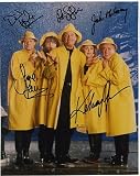 Frasier Cast Autographed 8x10 Photo - Signed by all 5 - Kelsey Grammer, John Mahoney, David Hyde Pierce, Jane Leeves, and Perry Gilpin