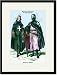 Black Framed/Matted Print 17x23, German Costumes: Hospitaller Knights