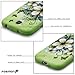 Fosmon MATT Series Rubberized Case for Samsung Galaxy S4 IV - i9500 (Green Flower)
