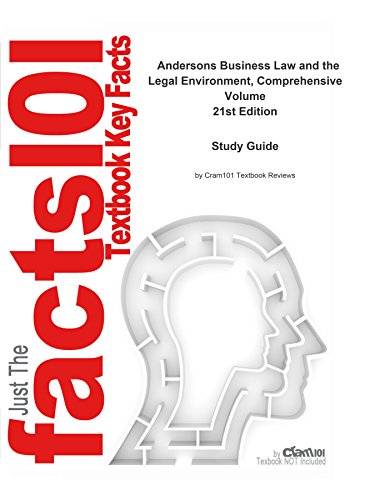e-Study Guide for Andersons Business Law and the Legal Environment, Comprehensive Volume, textbook by David P. Twomey