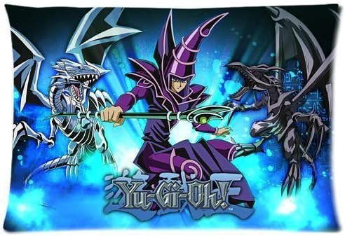 Sweety Heart Custom Yu Gi Oh Card Games Pillowcase Soft Zippered Throw Pillow Cover Cushion Case Covers Fasfion Design Two Sides Printed Pillows