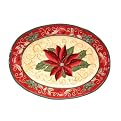 Tuscan Christmas Oval Platter
