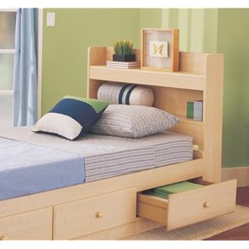 Bookcase Headboard in Maple - My Space, My Place