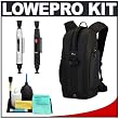 Lowepro Flipside 200 Backpack Digital SLR Camera Case (Black) + Accessory Kit for Canon Rebel T3, T3i, T1i, T2i, EOS 60D, 5D, 7D, Nikon D3000, D3100, D5000, D5100, D7000, D300s, Olympus Evolt E-5, E-30, E-620 & Sony Alpha A560, A580, A33, A35, A55