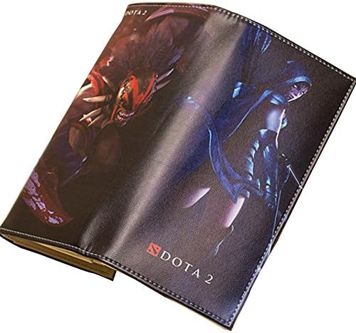 Hflove Dota Cute Cartoon Animation Game Long Wallet (black)