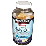 Kirkland Signature Enteric Coated Fish Oil Omega 3 1200 MG Fish Oil, 684 MG of Omega 3 Fatty Acids, 180 softgels