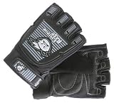 Extreme Rage Half-Finger Paintball Gloves - Black