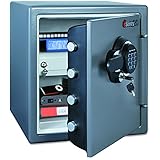 SentrySafe SFW123GDC 1.23 Cubic Feet Electronic Fire-Safe, Gun Metal Grey