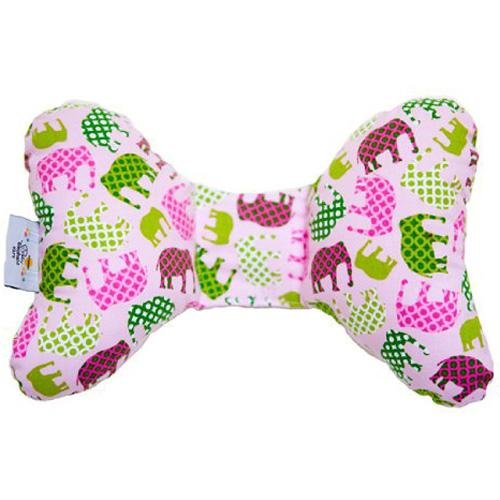 Baby Elephant Ears Head Support Pillow (Pink Elephant)