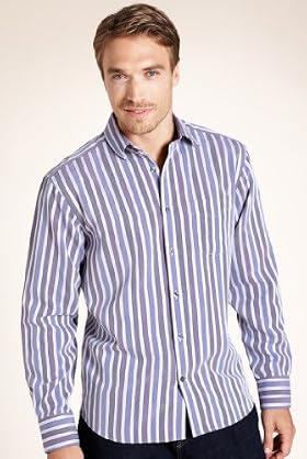 Long Sleeve Soft Touch Bold Stripe Shirt