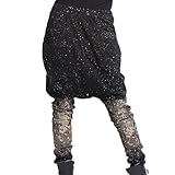 TANGDA Women Cotton Blend Gym Hip-hop Casual Sport Dance Trousers Baggy Harem Sweatpants