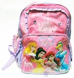 Princess 15 Large Backpack Featuring Cinderella, Ariel, Bell, and Sleeping Beauty