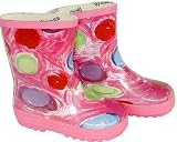Welligogs Kids Wellies Pink Spot