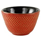 Red Hobnail Tetsubin Tea Cup