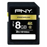 PNY 8 GB Flash Memory Card P-SDHC8G4-AZ (Amazon Frustration-Free Packaging)