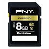 PNY Optima 8GB SDHC Class 4 Flash Memory Card P-SDHC8G4-EF
