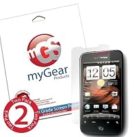 myGear Products DiamondDust Screen Protector Film for HTC Droid Incredible 2 & S - (2 Pack) Diamond