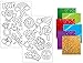 Peaceable Kingdom Foil Art Fun Stuff 3D Sticker Craft Pack