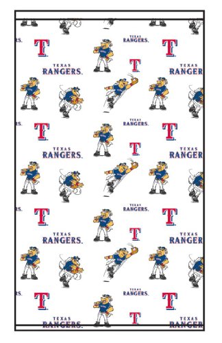 Roller Shades MLB texas Rangers Mascot Pattern - White Background 0577_0010