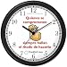 Habit 1 - Those Committed #1 (Spanish Text) - Wall Clock from THE 7 HABITS - CLOCK COLLECTION by WatchBuddy Timepieces (Hunter Green Frame)