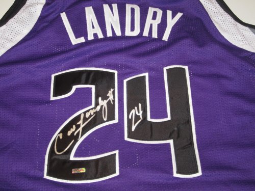 Carl Landry Signed Autographed Sacramento Kings Jersey Authentic Certified Coa