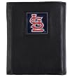 St. Louis Cardinals Mens MLB Genuine Leather Tri-fold Wallet