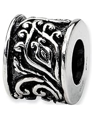 Reflection Beads Silver Bombay Flower Bead