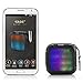 [Waterproof Outdoor Bluetooth Speaker ] GRDE® Portable Bluetooth 4.0 Speaker , APP Remote Control , Colorful LED Lights , Support TF , FM , Hands-free Making Call , Black