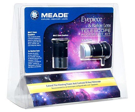 Meade 2-Piece Power Value Eyepiece & Barlow Lens Kit